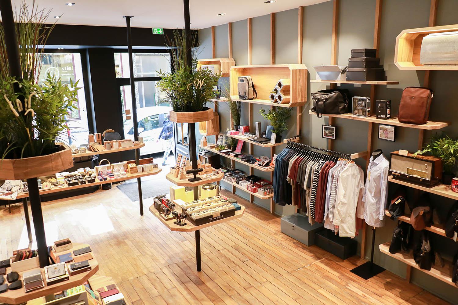 Intérieur d'une boutique du quartier Charité-Bellecour